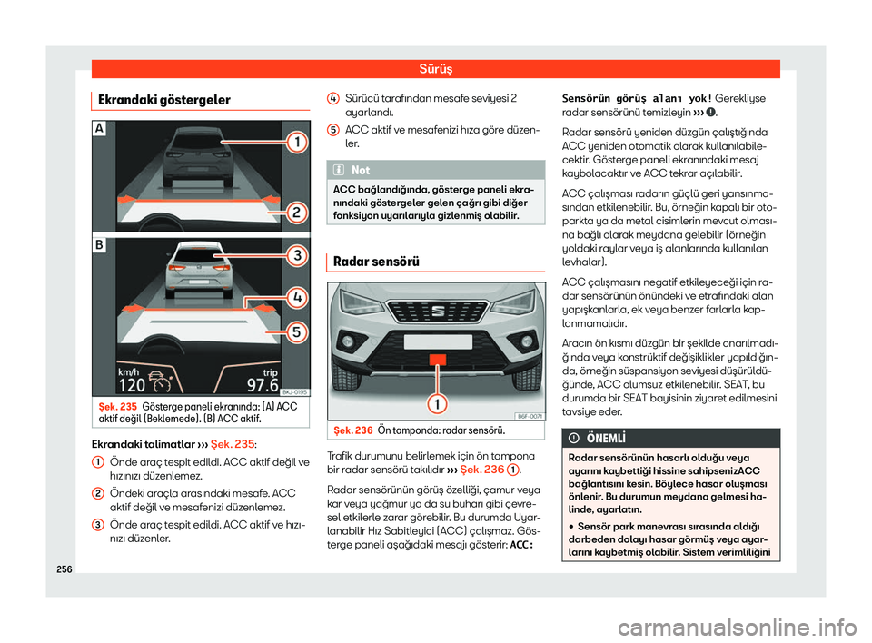 Seat Arona 2019 Kullanım Kılavuzu (in Turkish) S Seat Arona 2019 Kullanım Kılavuzu (in Turkish) S