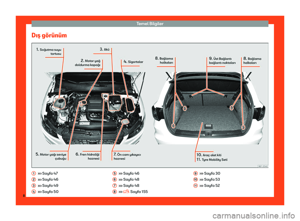 Seat Arona 2019  Kullanım Kılavuzu (in Turkish) Temel B