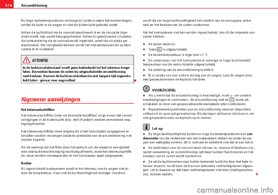 Seat Altea 2015 Handleiding (in Dutch) Seat Altea 2015 Handleiding (in Dutch)