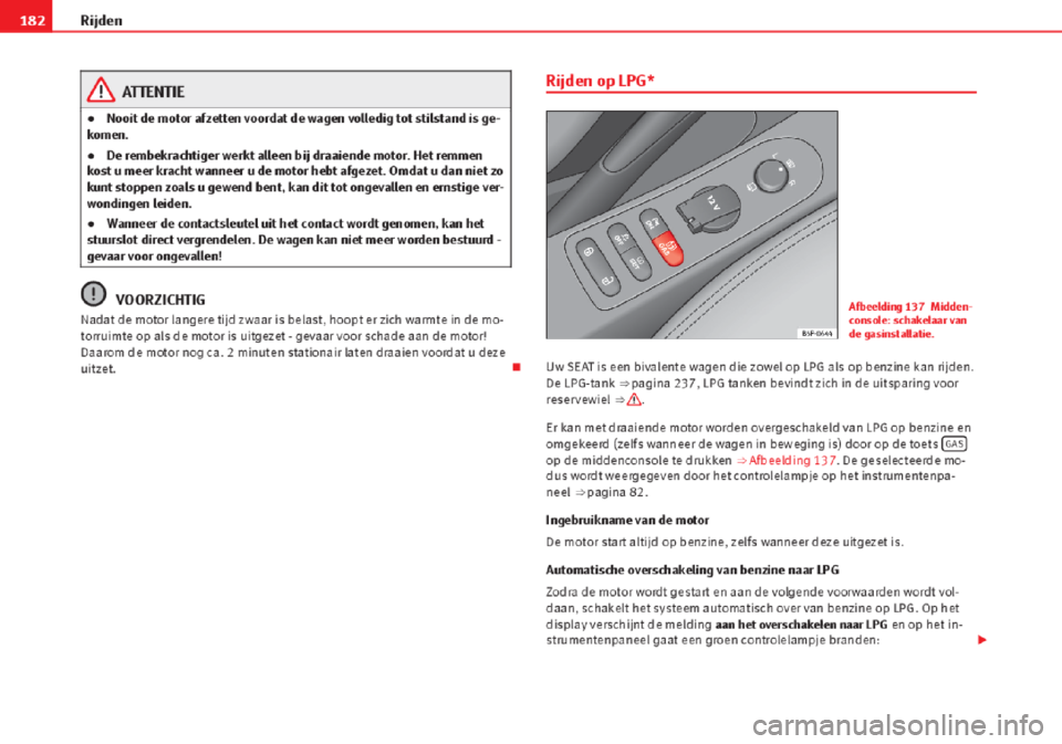 Seat Altea 2015 Handleiding (in Dutch) Seat Altea 2015 Handleiding (in Dutch)