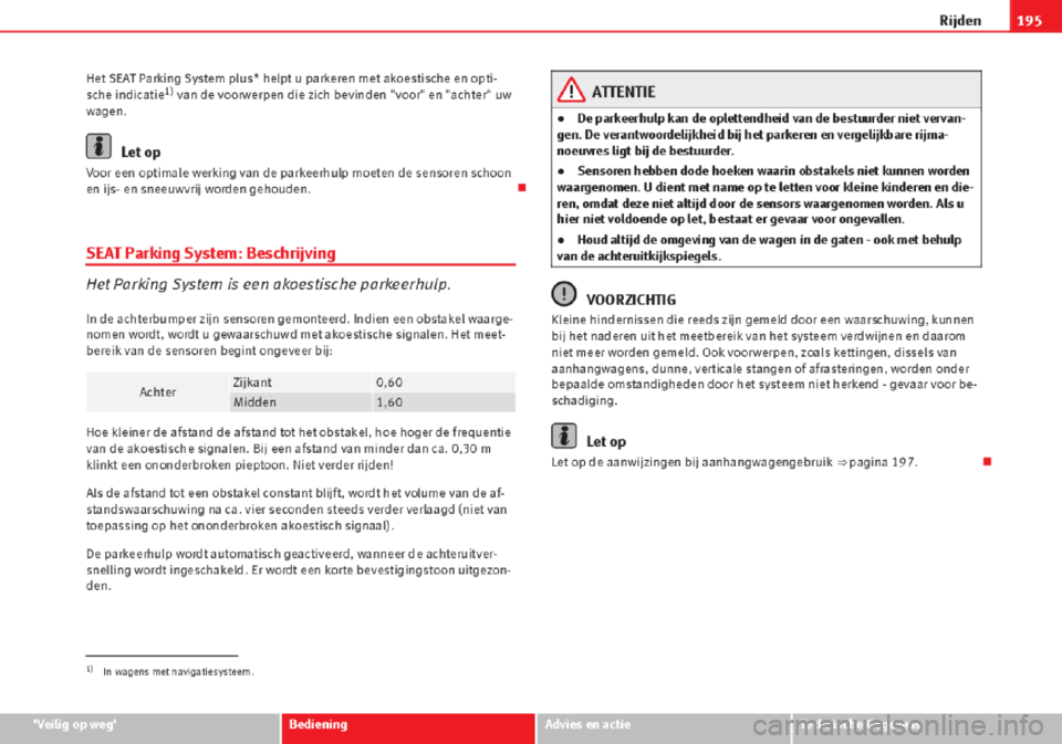 Seat Altea 2015 Handleiding (in Dutch) Seat Altea 2015 Handleiding (in Dutch)
