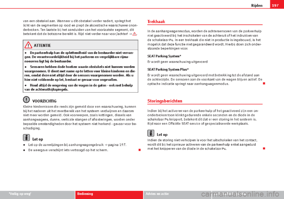 Seat Altea 2015 Handleiding (in Dutch) Seat Altea 2015 Handleiding (in Dutch)