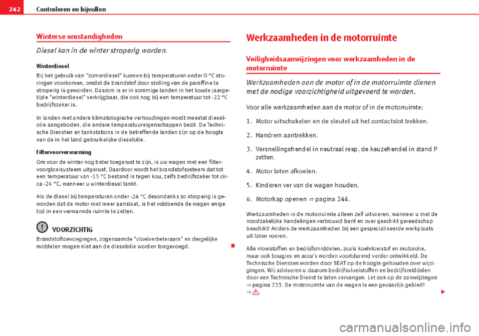 Seat Altea 2015 Handleiding (in Dutch) Seat Altea 2015 Handleiding (in Dutch)