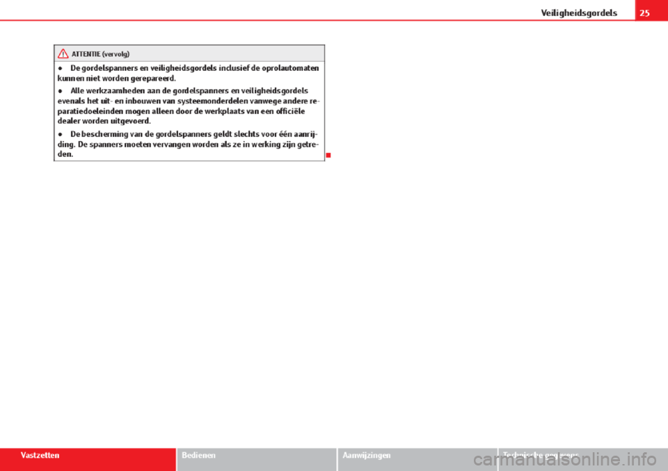 Seat Altea 2015 Handleiding (in Dutch) Seat Altea 2015 Handleiding (in Dutch)