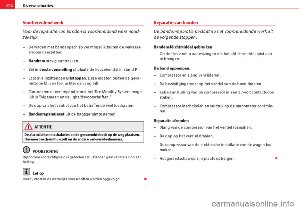 Seat Altea 2015 Handleiding (in Dutch) Seat Altea 2015 Handleiding (in Dutch)