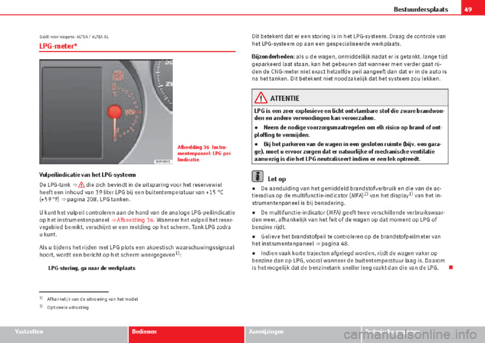 Seat Altea 2015 Handleiding (in Dutch) Seat Altea 2015 Handleiding (in Dutch)
