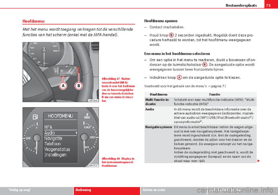 Seat Altea 2015 Handleiding (in Dutch) Seat Altea 2015 Handleiding (in Dutch)
