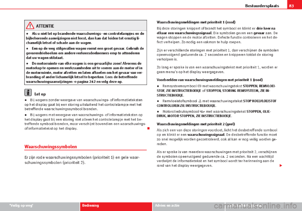 Seat Altea 2015 Handleiding (in Dutch) Seat Altea 2015 Handleiding (in Dutch)