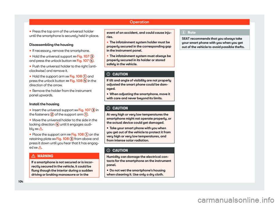 Seat Mii electric 2019  Owners Manual Operation
