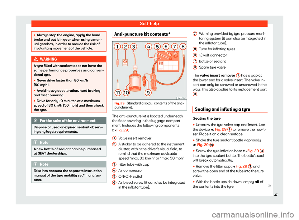 Seat Mii electric 2019 Owners Guide Self-help
