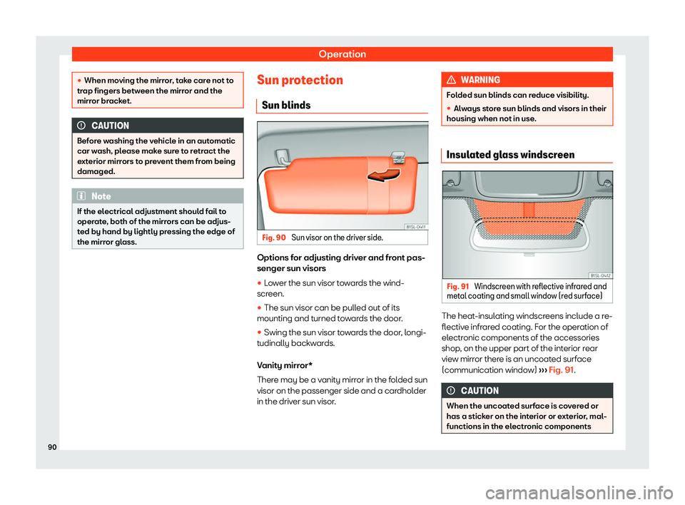 Seat Mii electric 2019 Owners Manual Operation
