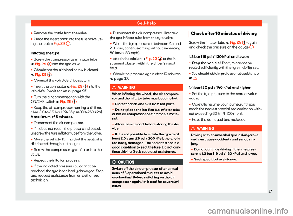 Seat Mii electric 2020 Owners Guide Self-help
