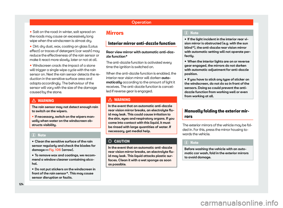 Seat Ibiza 2020  Owners manual Operation
