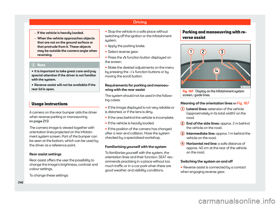 Seat Ibiza 2020  Owners manual Driving
�