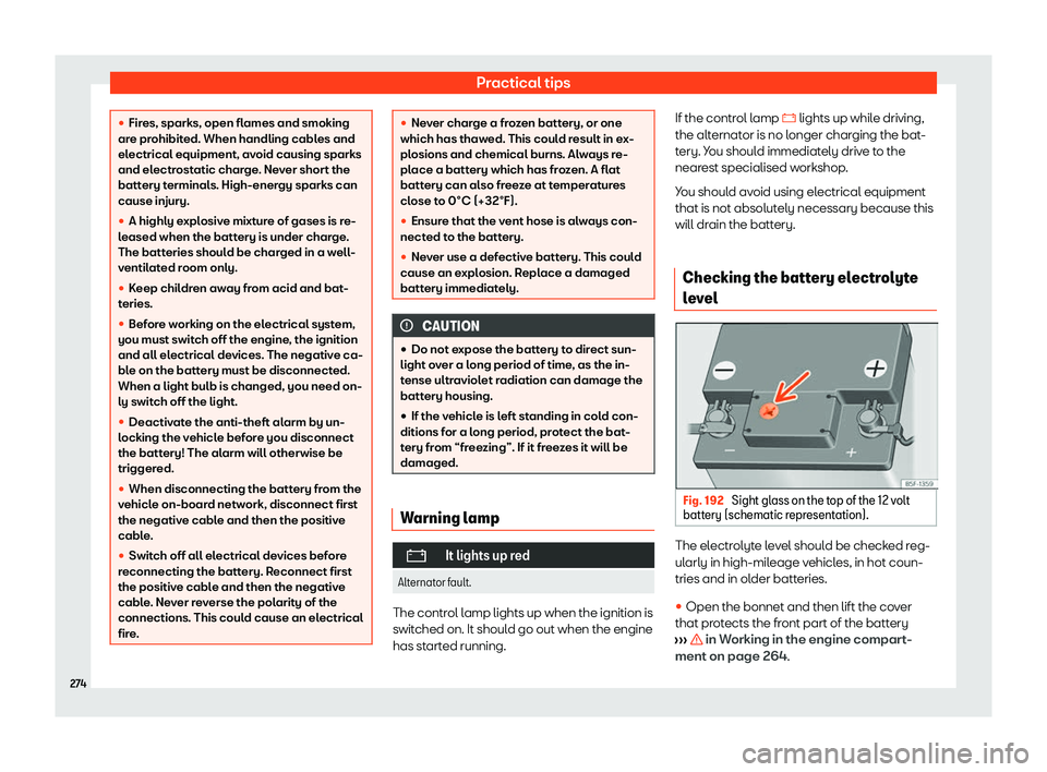 Seat Ibiza 2020  Owners manual Practical tips
