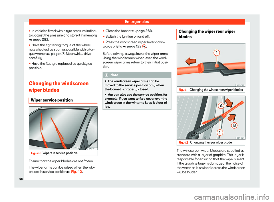 Seat Ibiza 2020 Service Manual Emergencies
