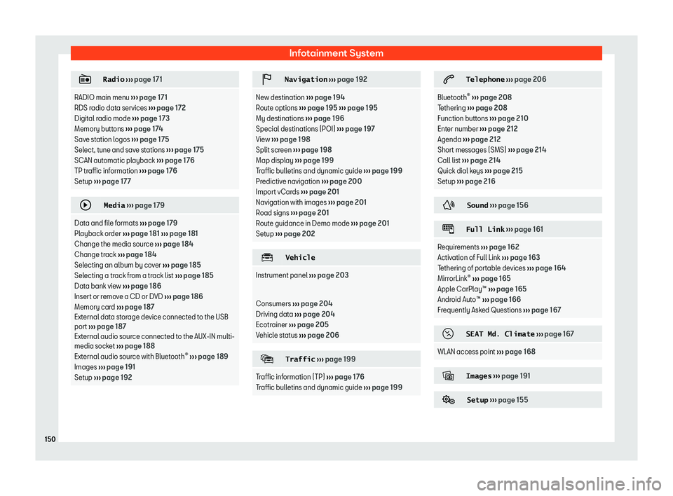 Seat Ibiza 2019  Owners manual Infotainment System
�
�R�a�d�i�o
 
