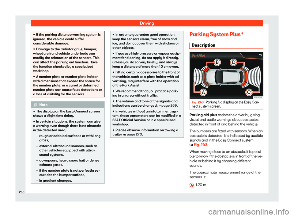 Seat Ibiza 2019  Owners manual Driving
