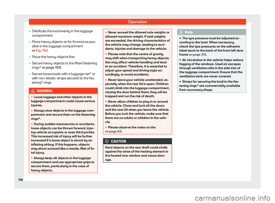 Seat Ibiza 2018  Owners manual Operation
�