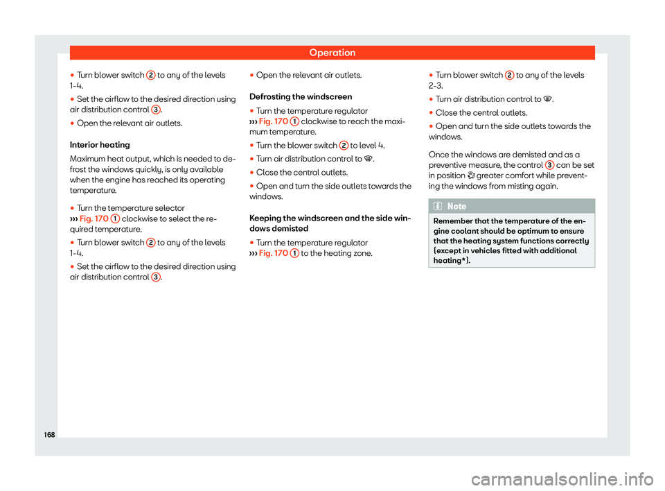 Seat Ibiza 2018  Owners manual Operation
