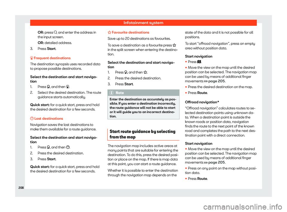 Seat Leon Sportstourer 2020  Owners manual Infotainment system
OR: pr ess �