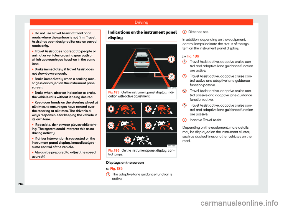 Seat Leon Sportstourer 2020  Owners manual Driving
