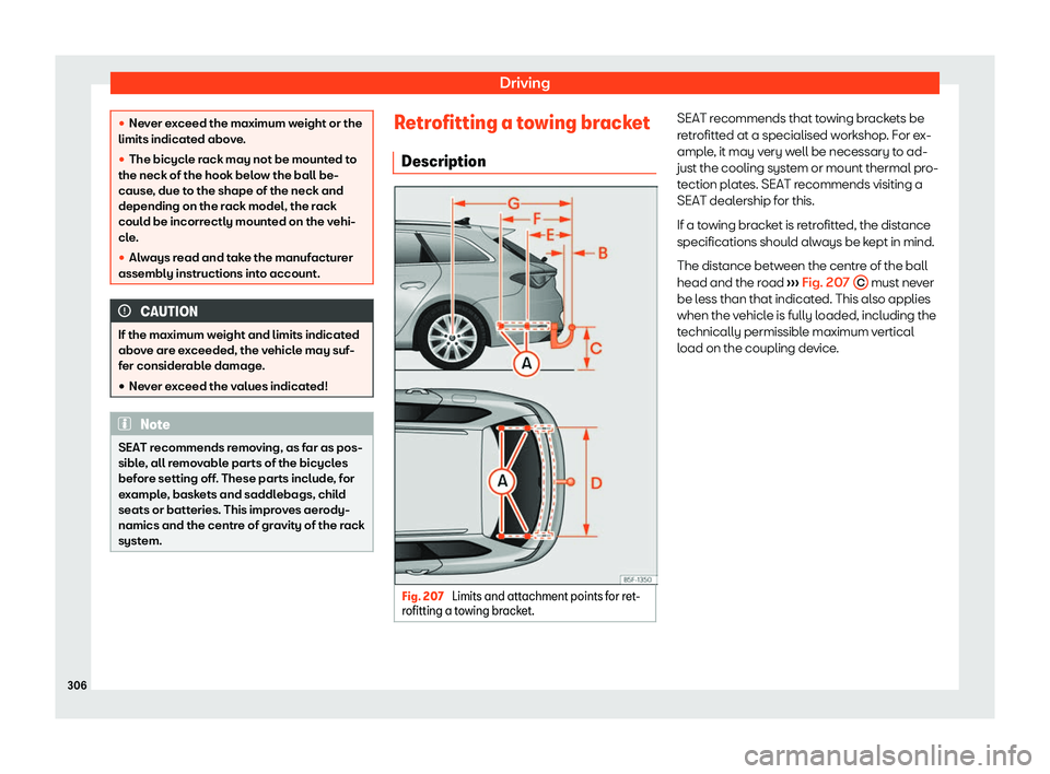 Seat Leon Sportstourer 2020  Owners manual Driving
