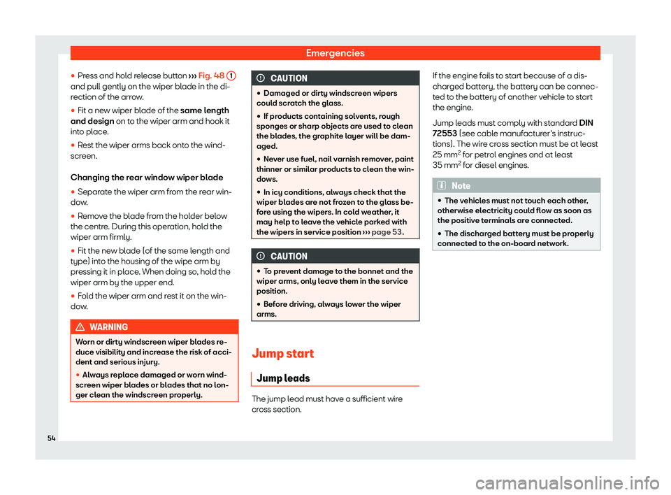 Seat Leon Sportstourer 2020 Workshop Manual Emergencies
