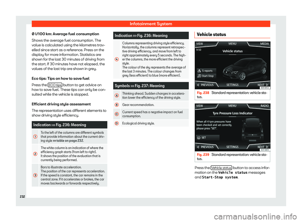 Seat Leon Sportstourer 2019  Owners manual Infotainment System
