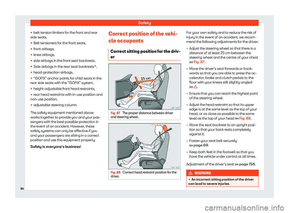 Seat Leon 2018 Repair Manual Safety

