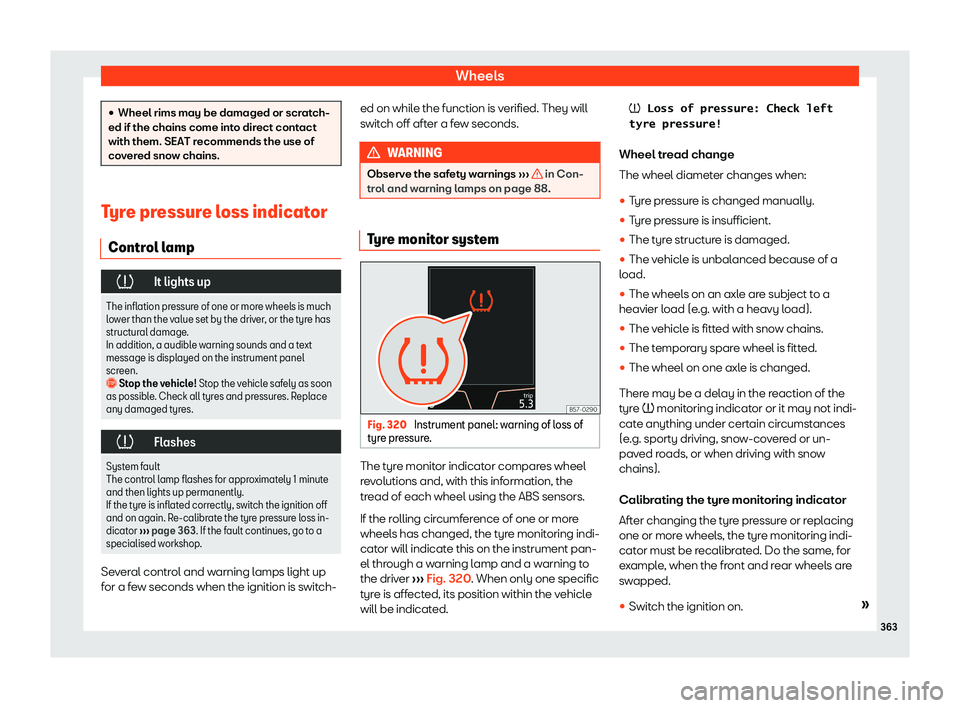 Seat Ateca 2020  Owners Manual Wheels
