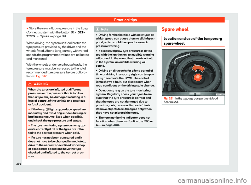 Seat Ateca 2020  Owners Manual Practical tips
