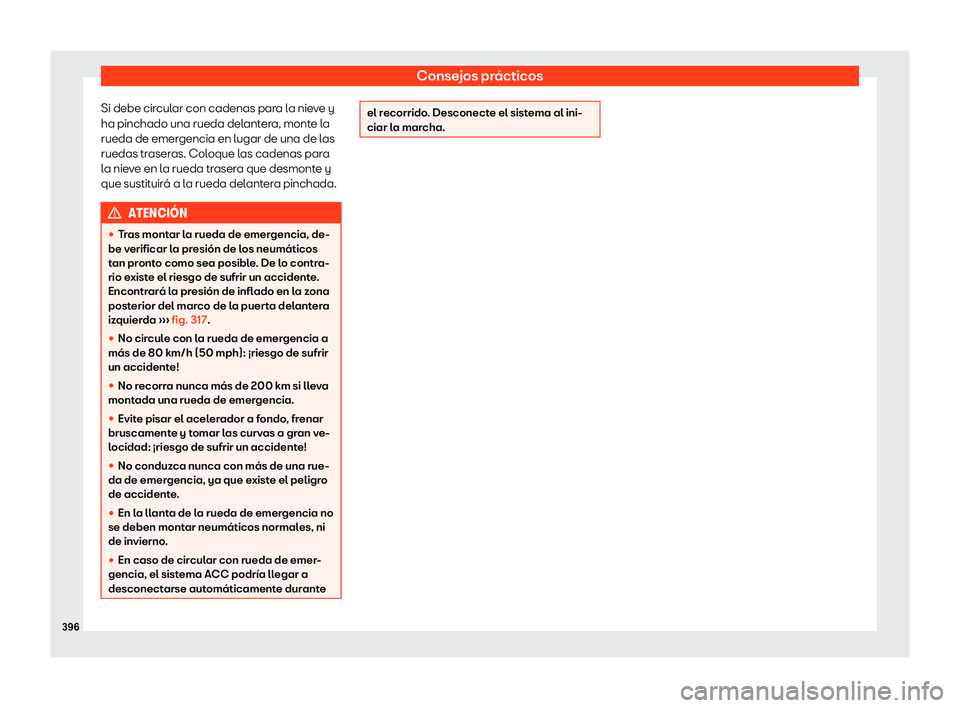 Seat Ateca 2020  Manual del propietario (in Spanish) Consejos pr