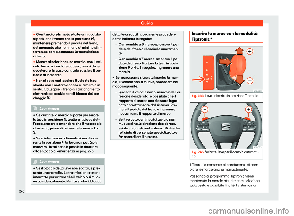 Seat Ateca 2020  Manuale del proprietario (in Italian) Guida
