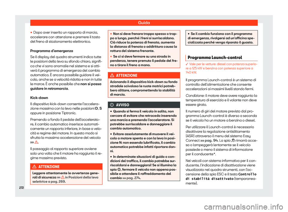 Seat Ateca 2020  Manuale del proprietario (in Italian) Guida
