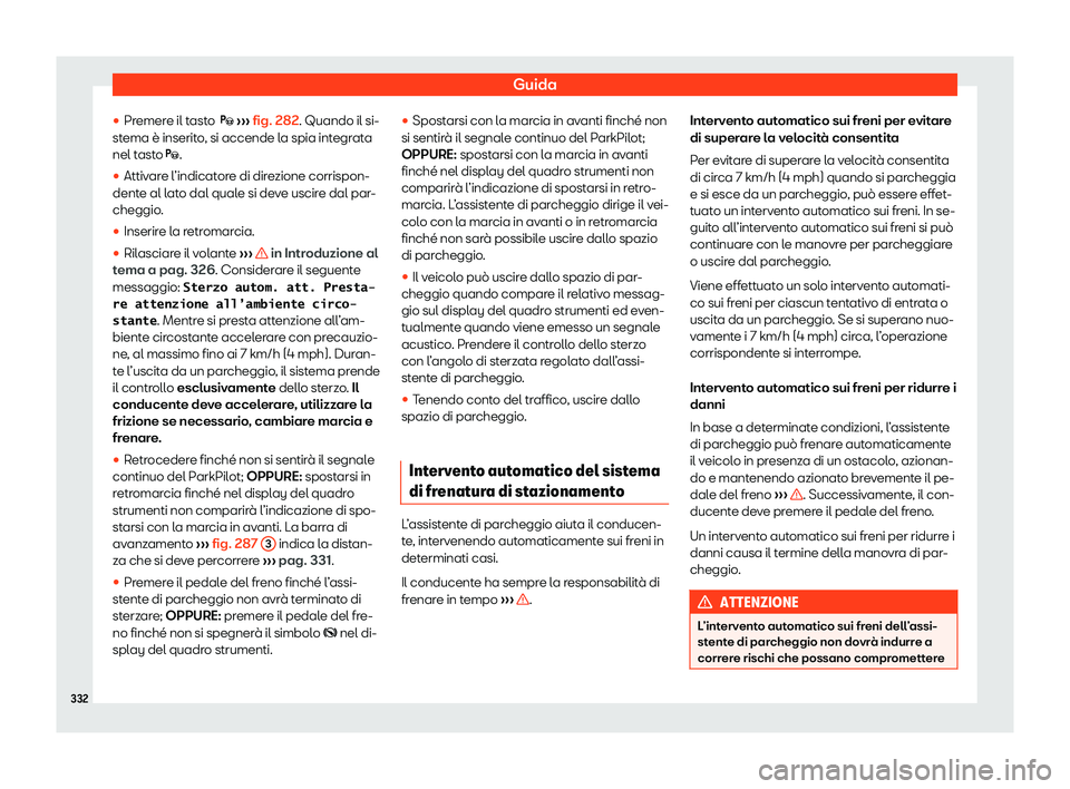 Seat Ateca 2020  Manuale del proprietario (in Italian) Guida
