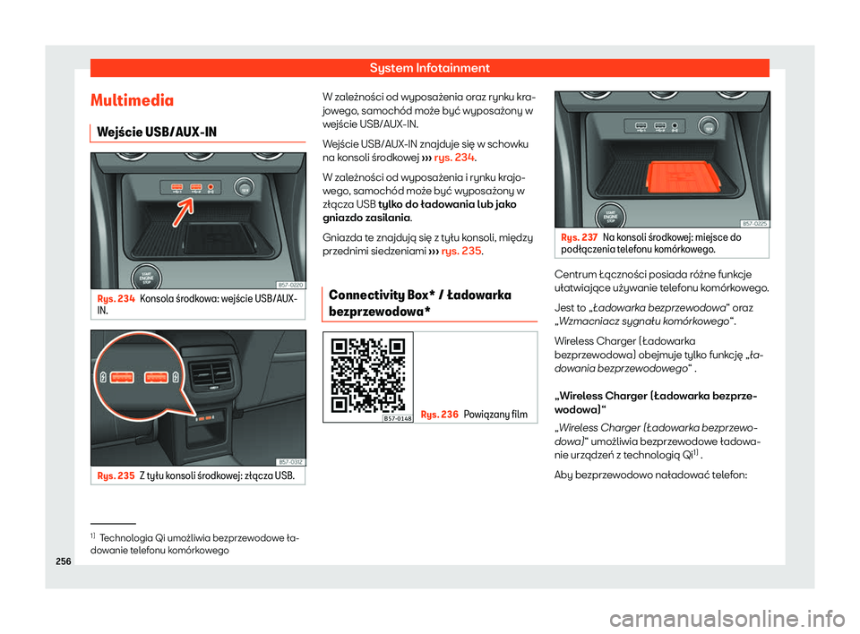 Seat Ateca 2020  Instrukcja Obsługi (in Polish) System Infotainment
Multimedia W e
j