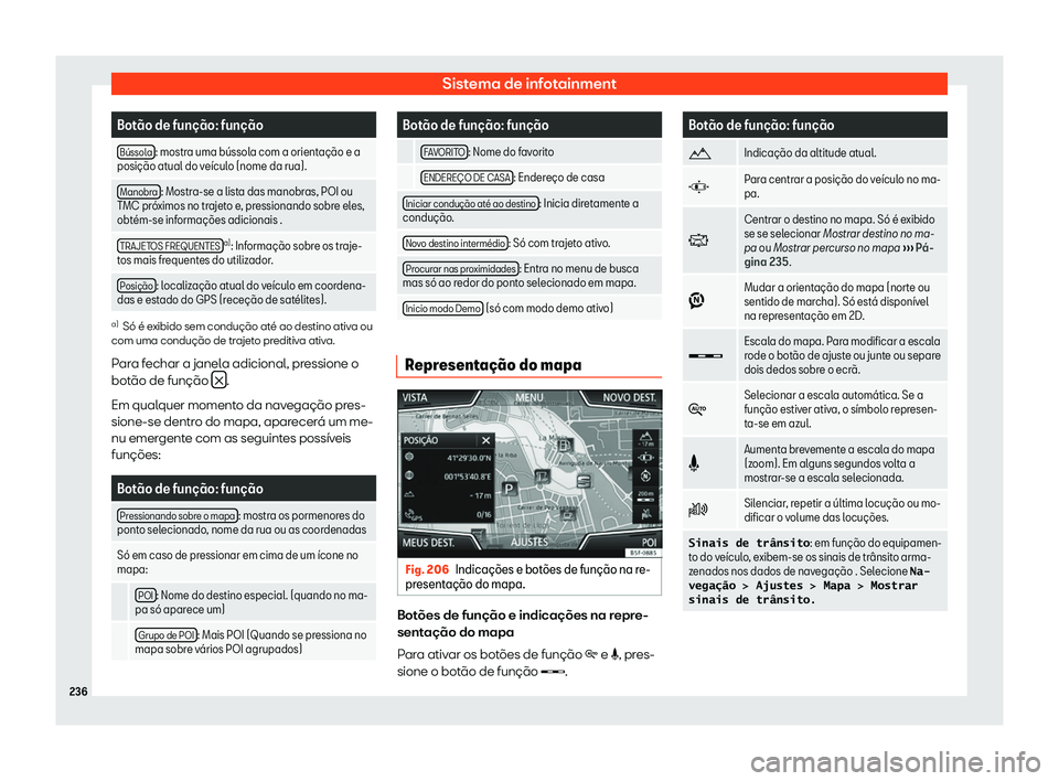 Seat Ateca 2020  Manual do proprietário (in Portuguese)  Sistema de infotainment
Bot