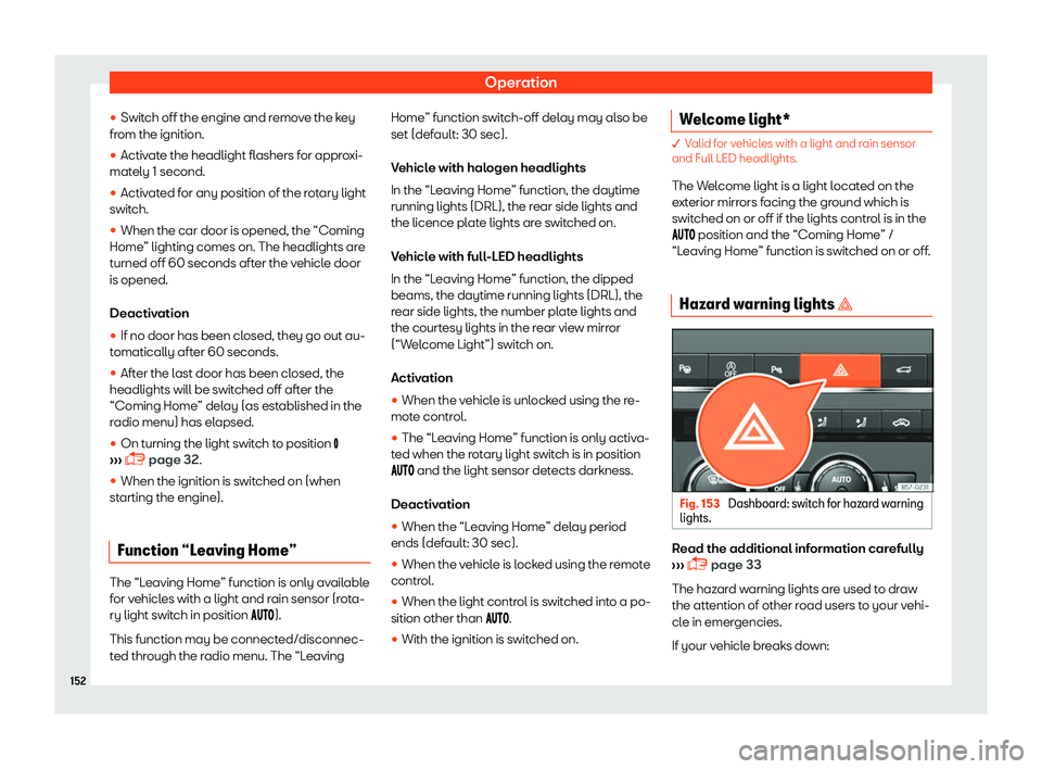 Seat Ateca 2019  Owners Manual Operation
