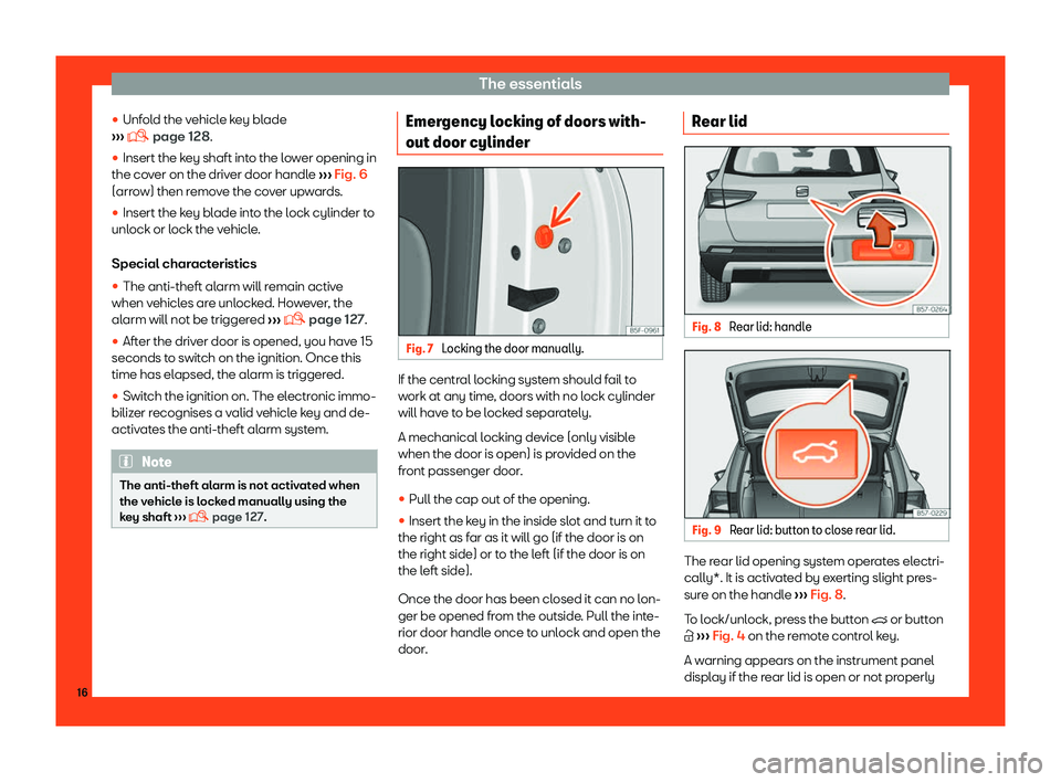 Seat Ateca 2019 User Guide The essentials
