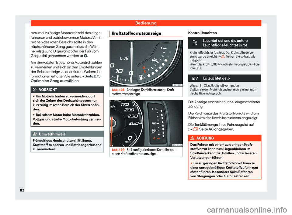 Seat Ateca 2019  Betriebsanleitung (in German) Bedienung
maximal zul