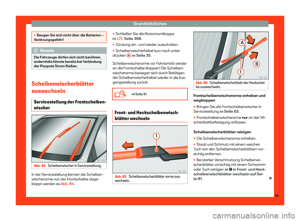 Seat Ateca 2019  Betriebsanleitung (in German) Grunds