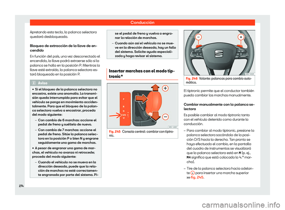 Seat Ateca 2019 Manual del propietario (in Spanish) Conducci Seat Ateca 2019 Manual del propietario (in Spanish) Conducci
