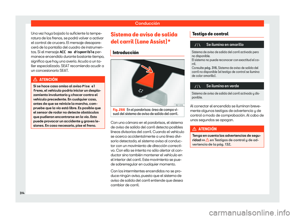 Seat Ateca 2019  Manual del propietario (in Spanish) Conducci