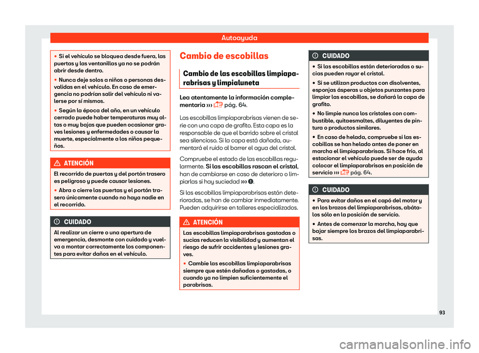Seat Ateca 2019  Manual del propietario (in Spanish) Autoayuda
