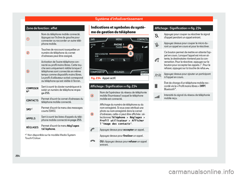 Seat Ateca 2019  Manuel du propriétaire (in French)  Syst