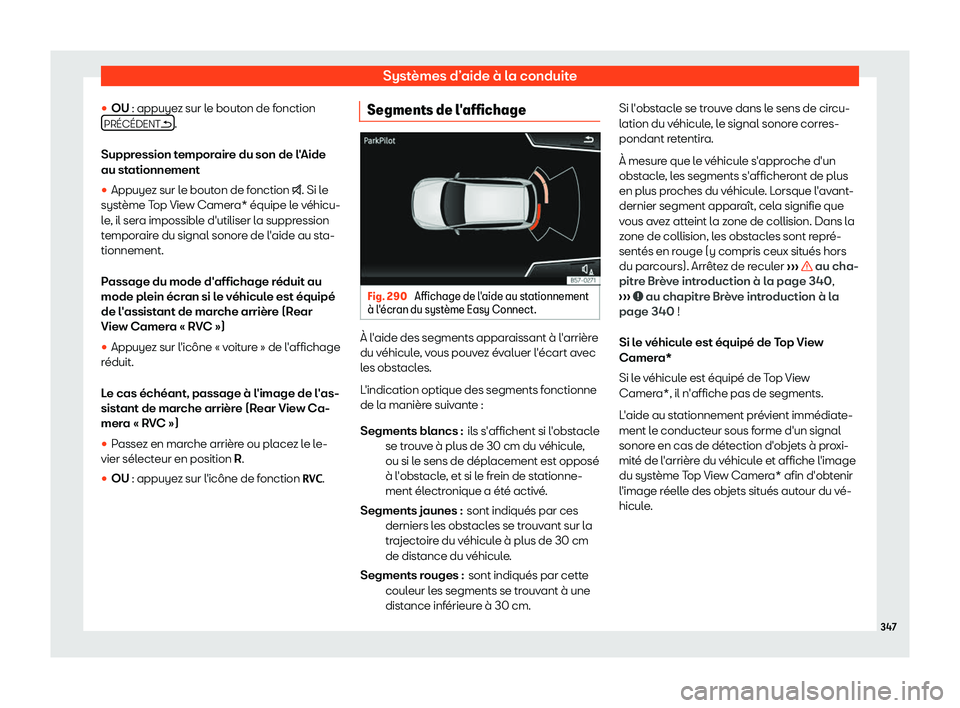 Seat Ateca 2019  Manuel du propriétaire (in French)  Syst