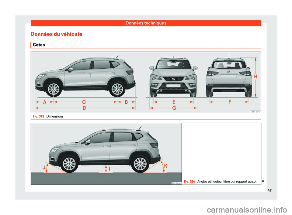 Seat Ateca 2019 Manuel du propriétaire (in French) Donn Seat Ateca 2019 Manuel du propriétaire (in French) Donn