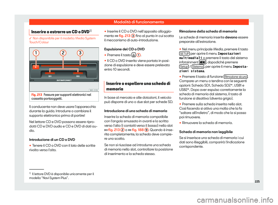 Seat Ateca 2019  Manuale del proprietario (in Italian) Modalit