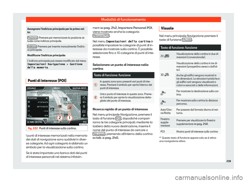 Seat Ateca 2019  Manuale del proprietario (in Italian) Modalit